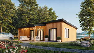Casas de madera aisladas